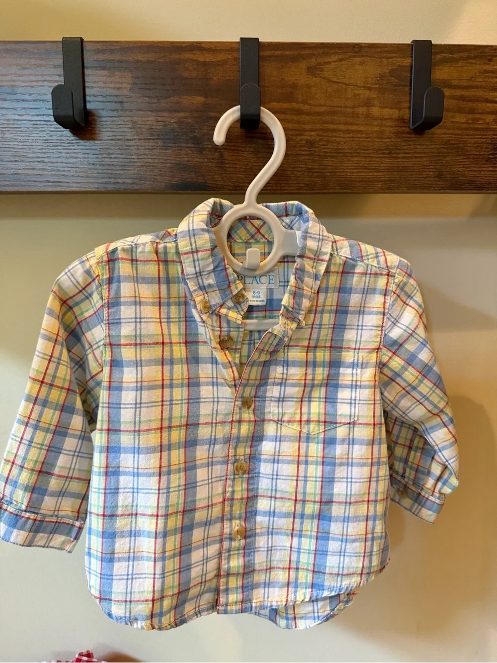 The Children's Place Carter's Toddler Boys Plaid Shirt & Fleece Hoodie Set